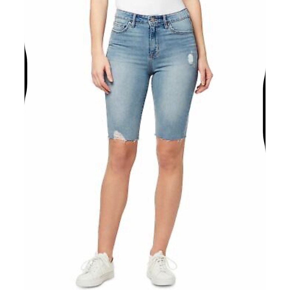 William Rast Denim Bermuda Biker Shorts, Size 32